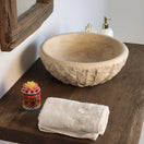 Switch Rustic Bathroom Live Edge Vanities - Farmhouse Wood Slab Vanity 2 image