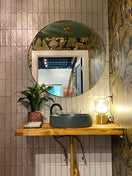 Switch Rustic Bathroom Live Edge Vanities - Farmhouse Wood Slab Vanity 2 image