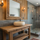 Switch Hand-Carved Round Travertine Vessel Sink – Classic Circular Natural Stone Basin 3 image