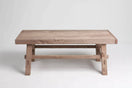 Switch Rustic Coffee Table - Live edge solid brown top unique wooden 2 image