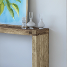 Switch Rustic Entryway Wooden Console Table - Live Edge Wood Bench 3 image