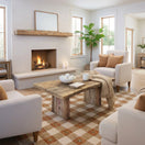 Switch Rustic Coffee Table - Live edge solid brown top unique wooden 3 image