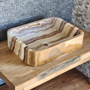 Switch Norhew Rectangular Onyx Vessel Sink - Soft Rounded Corners 3 image
